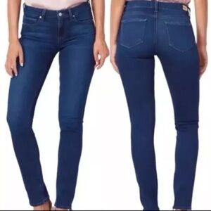 Paige Verdugo Ankle  Stretch Mid Rise Jeans Medium Wash Size 28